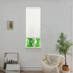 Store enrouleur tamisant sans perçage blanc l.60 x H.160cm