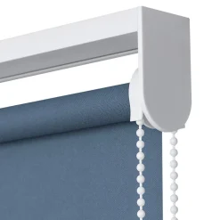 Store enrouleur tamisant sans perçage Halo 2 bleu l.45 x H.140cm Goodhome
