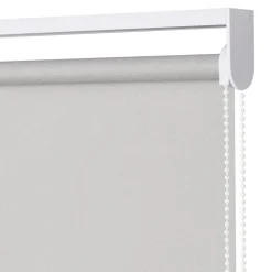 Store enrouleur tamisant sans perçage Halo 2 gris perle l.55 x H.180cm Goodhome