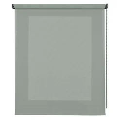 Store Enrouleur Tamisant Lisse pour Fenêtres et Portes Vert 60x180 cm