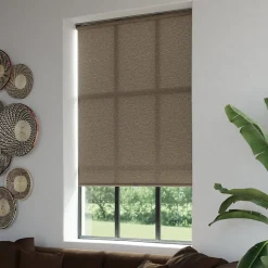 Store enrouleur tamisant sans perçage Eccles marron l.160 x H.180cm Goodhome