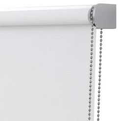 Store enrouleur thermique salle de bains Badallo blanc l.45 x H.140cm Goodhome