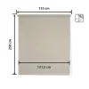 Store enrouleur Translucide Daylight - Easydeco - Beige - 135 x 250 cm