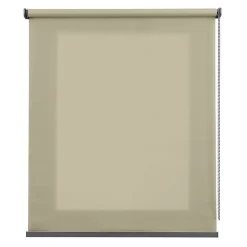 Store Enrouleur translucide Premium avec finitions en Aluminium pour fenêtres et Portes Écru 60x180 cm