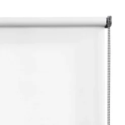 Store Enrouleur translucide Premium avec finitions en Aluminium pour fenêtres et Portes Blanc 180x250 cm