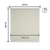 Store enrouleur Translucide Daylight - Easydeco - Écru - 120 x 250 cm