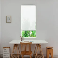 Store enrouleur voile sans perçage Annuri blanc l.75 x H.180cm Goodhome