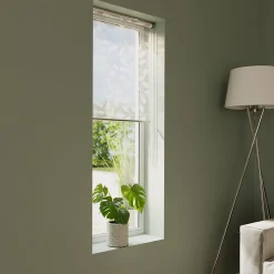 Store enrouleur voile sans perçage Flasor blanc cassé l.55 x H.180cm Goodhome