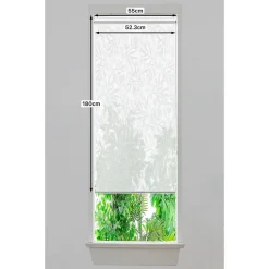 Store enrouleur voile sans perçage Flasor blanc cassé l.55 x H.180cm Goodhome