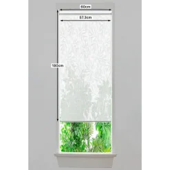 Store enrouleur voile sans perçage Flasor blanc cassé l.60 x H.180cm Goodhome