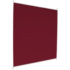 Store Plissé Klemmfix 55x200 cm, Bordeaux, sans Perçage
