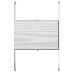 Store plisse en blanc 110 x blanc Helloshop26