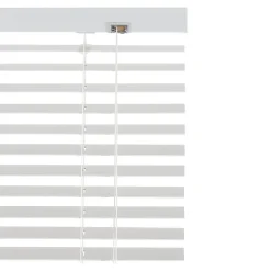 Store vénitien bois blanc l.120 x H.180 cm GoodHome Cana