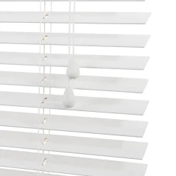 Store vénitien bois blanc l.120 x H.180 cm GoodHome Cana