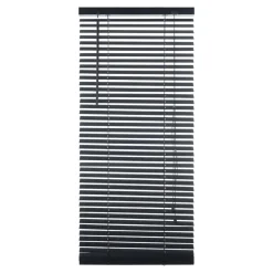 Store vénitien bois Cana noir l.55 x H.180cm Goodhome