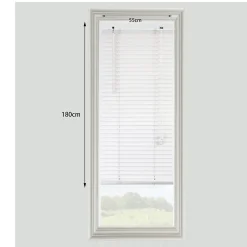 Store vénitien Colours Cana blanc 55 x 180 cm