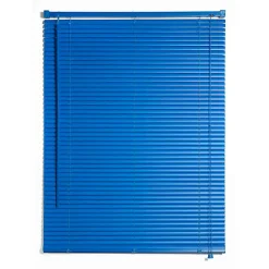 Stores Vénitiens en Vinyle avec Cordon Autobloquant, Bleue 60x130