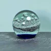 Sulfure Quasar verre bleu 10x10cm