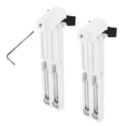 Support blanc pour store en PVC vendu par 2