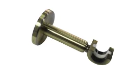 Support court pour barre à rideau extensible GoodHome bronze Ø16/19 cm