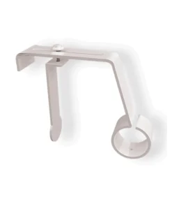 Support de barre à rideau blanc diamètre 20 pour coffre sans perçage - Blanc