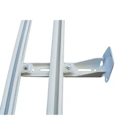 Support de Fixation Murale Double Rail - Équerre Acier L. 16 cm