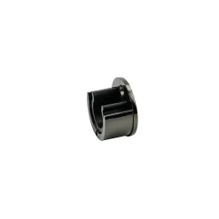 Support encastré pour barre à rideau GoodHome 28 mm Kimlos noir