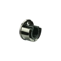 Support encastré pour barre à rideau GoodHome 28 mm Kimlos noir