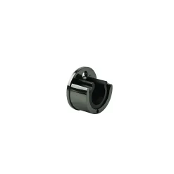 Support encastré pour barre à rideau GoodHome 28 mm Kimlos noir