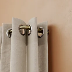 Support extensible coudé tringle à rideau Elasa métal doré Ø19mm GoodHome