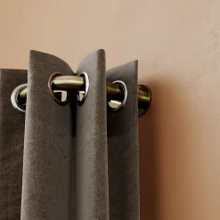 Support extensible coudé tringle à rideau Elasa métal doré Ø28mm GoodHome