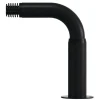 Support extensible coudé tringle à rideau Araxos métal noir Ø19mm GoodHome