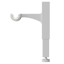 Support extensible sans perçage pour tringle à rideaux Anafi blanc Ø19/28 cm L.17 x l.3,5 x H.14,5 cm GoodHome