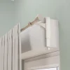 Support extensible sans perçage pour tringle à rideaux Athens gris chromé Ø19/28 cm L.17 x l.3,5 x H.14,5 cm GoodHome