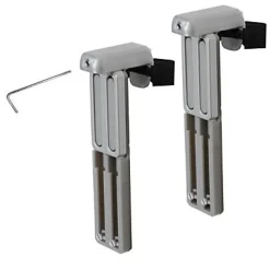 Support gris pour store en PVC vendu par 2