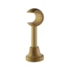 Support long pour barre à rideau GoodHome 28 mm Symi naturel