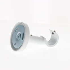 Support Mural et Plafond de 6cm pour tringles à rideaux de Diam.20mm en Blanc Mat - Boulet