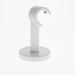 Support Mural et Plafond de 6cm pour tringles à rideaux de Diam.20mm en Blanc Mat - Boulet