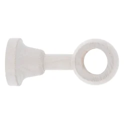 Support oeil tringle à rideau fixation plafond Chalki bois de frêne blanc Ø28mm GoodHome