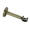 Support pour barre à rideau extensible medium GoodHome bronze Ø16/19 cm
