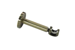 Support pour barre à rideau extensible medium GoodHome bronze Ø16/19 cm