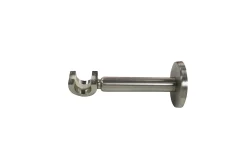 Support pour barre à rideau extensible GoodHome chrome Ø16/19 cm medium