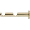 Support tige double tringle à rideau Easy fix métal doré mat Ø20/28mm L.95/175mm Mobois