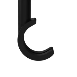 Support tringle à rideau à percer Araxos métal noir Ø19/28mm GoodHome