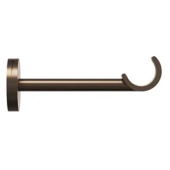 Support tringle à rideau à percer Kozani métal marron Ø19mm GoodHome