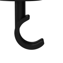 Support tringle à rideau extra court à percer Araxos métal noir Ø19/28mm GoodHome