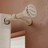 Support tringle à rideau long à percer Symi bois de frêne beige Ø28mm GoodHome