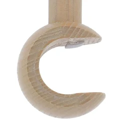 Support tringle à rideau long à percer Symi bois de frêne beige Ø28mm GoodHome