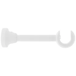 Support tringle à rideau long à percer Volos bois de hêtre blanc Ø28mm GoodHome