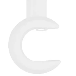 Support tringle à rideau long à percer Volos bois de hêtre blanc Ø28mm GoodHome